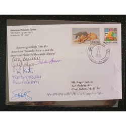 J) 2018 UNITED STATES, DOGS, MULTIPLE STAMPS, AIRMAIL, CIRCULATED COVER, FROM USA TO MIAMI