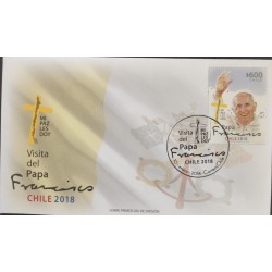 O) 2018 CHILE, POPE FRANCIS, VISIT TO CHILE, FDC XF