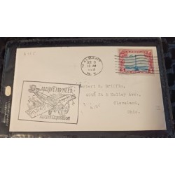 M) 1928, UNITED STATES, ALBANY AIR MEET, AIRCRALT EXPOSITION, WITH CANCELLATION.