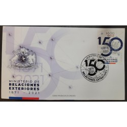 O) 2021 CHILE, MINISTRY OF FOREIGN AFFAIRS, FROM 1871,  FDC XF
