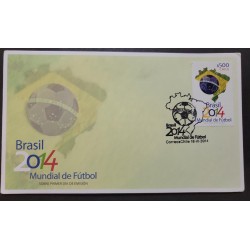 O) 2014 CHILE, FOOTBALL WORLD CUP BRAZIL 2014, FDC XF