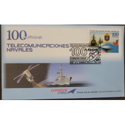 O) 2004 CHILE, NAVAL TELECOMMUNICATIONS, FLAGSHIP SHIPS, FDC XF