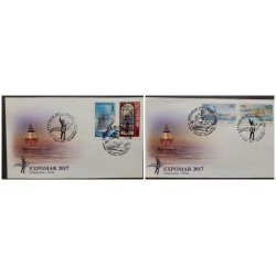O) 2017 CHILE, NAVAL TRADITION, COMBAT UNITS, EXPOMAR, FDC XF