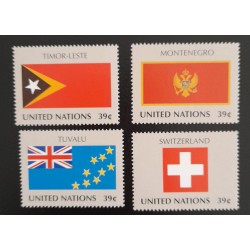 SO) 2007 UNITED NATIONS, NEW YORK FLAGS SERIES, MNH