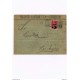 R) 1925 CHILE, CIRCULATED COVER FROM CONCEPCION TO LOS ANGELES, STAMP WITH OVERPRINT 5CTS IN BLACK, LOCAL