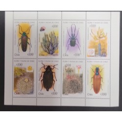 O) 1995 CHILE, FLORA AND FAUNA, CACTUS, INSECTS, MNH