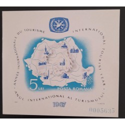 SO) 1967 ROMANIA, HISTORICAL MONUMENTS ON THE MAP OF ROMANIA, MNH