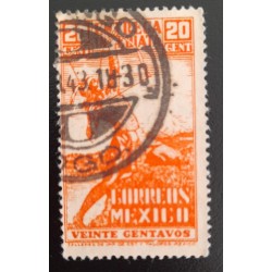 SO) 1944 MEXICO, INDIAN ARCHER, IMMEDIATE DELIVERY, USED