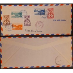 SO) 1958 HAITI, BRUCELAS NATIONAL EXHIBITION, MULTIPLE STAMPS, FDC