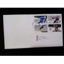 J) 1980 UNITED STATES, OLYMPIC GAMES, MULTIPLE STAMPS, AIRMAIL, CIRCULATED COVER, FROM USA TO NEW JERSEY