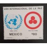 SO) 1986 MEXICO, INTERNATIONAL YEAR OF PEACE, MNH