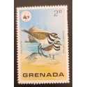 SO) GRENADA BIRD, CHARADRIUS VOCIFERUS, WWF MNH