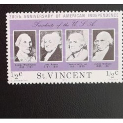 SO) SAINT VINCENT INDEPENDENCE OF AMERICA MNH