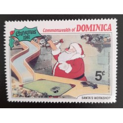 SO) DOMINICA, CHRISTMAS, SANTA, MNH