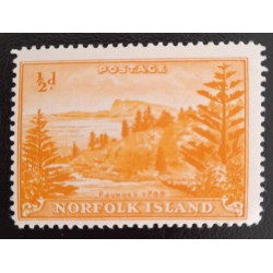 SO) 1947 NORFOLK ISLANDS, LANDSCAPE, MNH