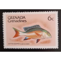 SO) GRENADA, FISH 6C MNH