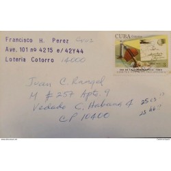 O) CARIBBEAN, COSMONAUTS´ DAY, LIGHTHOUSE AND COVER, PRECURSOR POSTAL ROCKETS, CIRCULATED COVER XF