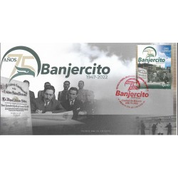 J) 2022 MEXICO, 75 YEARS OF BANJERCITO, FDC