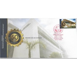J) 2022 MEXICO, 50TH ANNIVERSARY OF THE TECHNOLOGICAL INSTITUTE OF PUEBLA, FDC