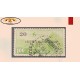 O) CHINA, SHANGAI, JUNKERS F-13 OVER GREAT WALL $1 yellow green, USED XF