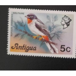 SO) ANTIGUA, BIRD, LONELY BIRD, 5C, MNH