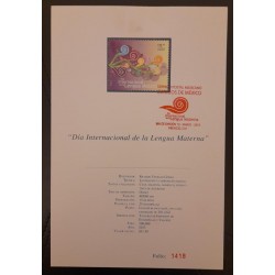 SO) 2013 MEXICO, INTERNATIONAL MOTHER LANGUAGE DAY, FDB