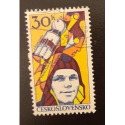 SO) 1978 CZECHOSLOVAKIA, COSMONAUT YURI GAGARIN, FIRST MAN IN SPACE ON 12 APRIL 1961, USED