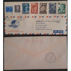 SO) 1951 NETHERLANDS, CHILDREN, CIRCULATED AIR MAIL
