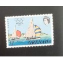 SO) 1972 GRENADA, SAILING, QUEEN ELIZABETH, OLYMPICS, MNH