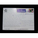 J) 1968 AUSTRALIA, BUTTERFLIE, MULTIPLE STAMPS, POSTCARD, AIRMAIL, CIRCULATED COVER, FROM AUSTRALIA TO USA