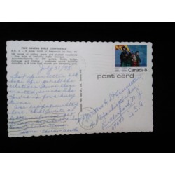 J) 1973 CANADA, FAMILY, POSTCARD, CIRCULATED COVER, FROM FRANCE TO USA