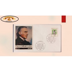 O) 1972 GERMANY, DEACONOSSES, WILHELM LOHE, FOUNDER OF THE DEACONESSES TRAINING INSTITUTE AT NEUENDETTELSAU, FDC XF