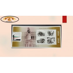 O) 2018 ITALY, VITTORIO EMANUELE II, AIRPLANE, WARSHIP, ARTILLERY CANNON. TRENCH. SOLDIERS, MNH