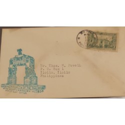 J) 1939 PHILIPPINES, COMMONWEALTH OF THE PHILIPPINES, 4TH ANNIVERSARY, FDC