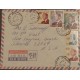 J) 1987 MOROCCO, MULTIPLE STAMPS, AIRMAIL, CIRCULATED COVER, FROM MOROCCO TO USA