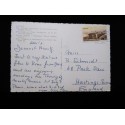 J) 1963 ITALY, LANDSCAPE, ROMA, POSTCARD, AIRMAIL, CIRCULATED COVER, FROM ITALY TO ENGLAND