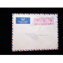 J) 1962 ENGLAND, MULTIPLEN STAMPS, AIRMAIL, CIRCULATED COVER, FROM ENGLAND TO VIRGINIA