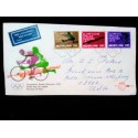 J) 1972 NETHERLAND, OLYMPIC GAMES, CICLYNG, MULTIPLE STAMPS, AIRMAIL, CIRCULATED COVER, FROM NETHERLAND TO USA