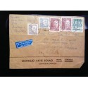 J) 1952 SWEDEN. SVANTE AUGUST ARRHENIUS, MULTIPLE STAMPS, AIRMAIL, CIRCULATED COVER, FROM SWEDEN TO VIRGINIA
