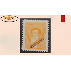 O) 1897 ARGENTINA,  SPECIMEN - MUESTRA,  BELGRANO, SCT 30 centavos orange, MNH