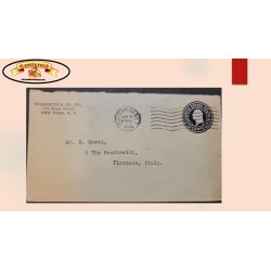 O) 1929 UNITED STATES - USA, GEORGE WASHINGTON 5 centavos, GOLDSMITH AND CO, CIRCULATED TO ITALY