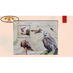 SB) 2009 COMOROS, EAGLES, BIRD OF PREY, MILVUS MIGRANS, MNH
