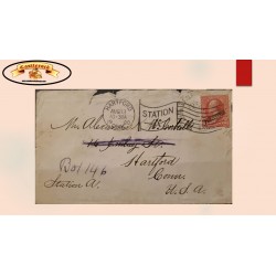 SB) 1900 PHILIPPINES, US OCUPATION, WASHINGTON 2c, STATION A, CIRCULATED COVER TO USA