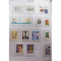 D)1992, ARGENTINA, COLLECTION, EXHIBITION OF PHILATELIC LITERATURE "IBEROPREFIL '92", BUENOS AIRES, PAINTINGS BY RAÚL SO