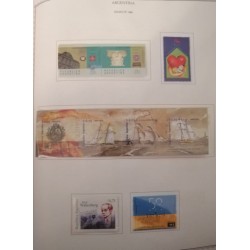 D)1998, ARGENTINA, COLLECTION, 70TH ANNIVERSARY OF THE CENTRAL POST OFFICE OF BUENOS AIRES, HORIZONTAL PAIR, ANNIVERSA