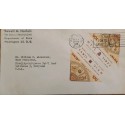 D) 1958, ISRAEL, ON CIRCULATED FROM WASHINGTON TO MARYLAND, ZONE FOR BETTER MAIL SERVICE, EXHIBITION INTERNATIONAL