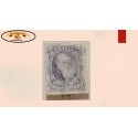 SB) 1878 BRAZIL, EMPEROR DOM PEDRO, SCT 77 1000 reisgray lilac, USED, XF