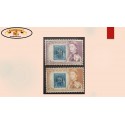 SB)  1961 SEYCHELLES, QUEEN ELIZABETH II, MAURITIUS STAMP  OF 1859 WITH SEYCHELLES, B64 CANCELLATION, OFFICE IN VICTORIA, MNH