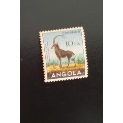 SD)1953, ANGOLA, ANGOLAN WILDLIFE, GIANT SABLE ANTELOPE, MINT
