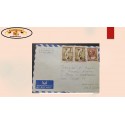 O) 1953 GREECE, QUEEN OLGA, BACCHUS HOLDING GRAPES. AIRMAIL TO URUGUAY. XF